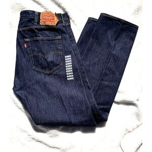 Levi's 501 Men's Original Fit Button Fly Blue Jeans 38x34
